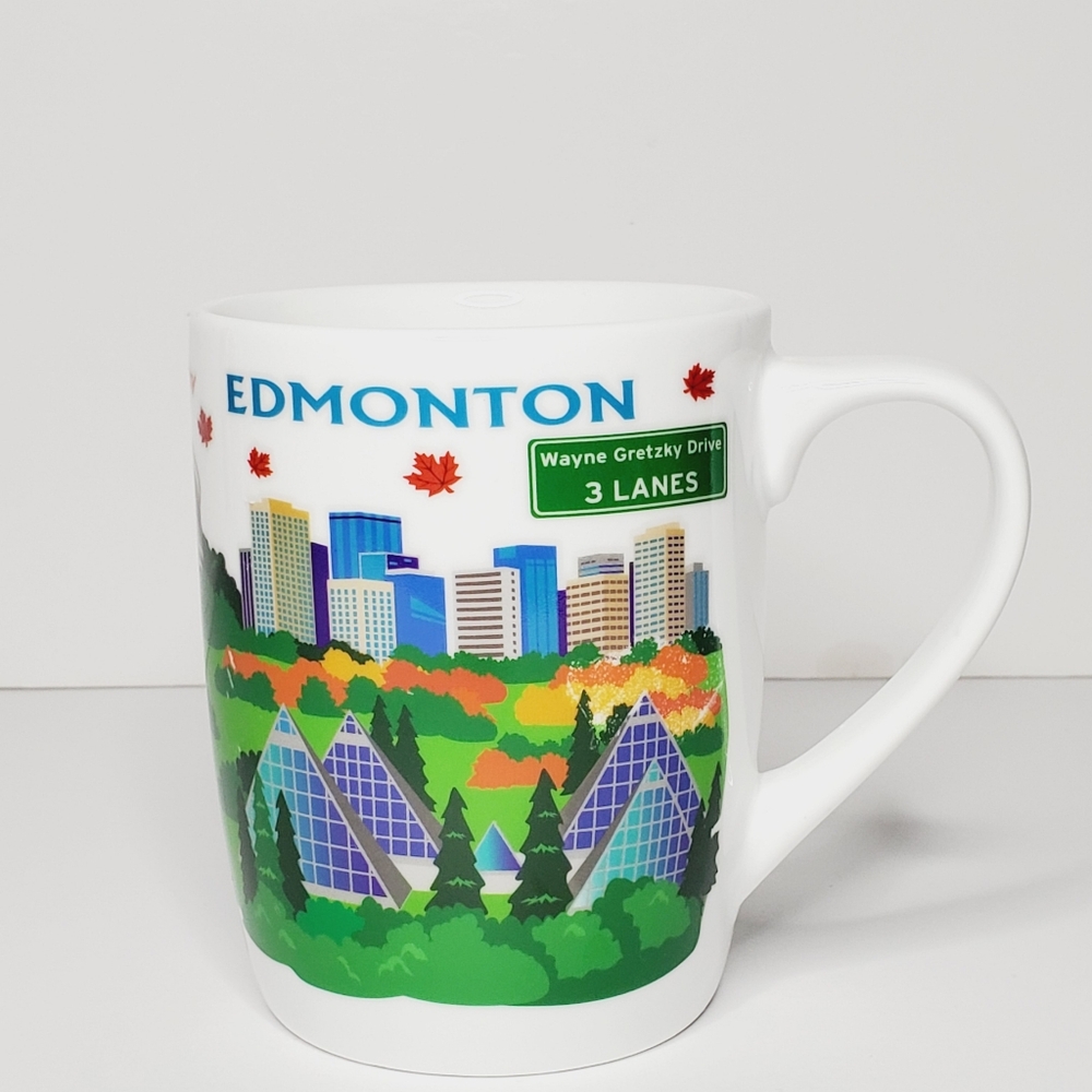 Vintage Edmonton Alberta Cityscape Mug (2001)